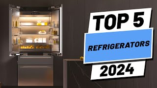 Top 5 BEST Refrigerators in 2024 [upl. by Zevahc249]