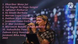 Zubeen Garg Nonstop Janmoni Bihu Song I Nuhudhiba Tumi Dhoribor Mone Jai Nagini Ne Noga Sangor [upl. by Ahsienyt]