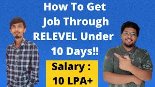 How To CRACK Relevel Exam   Job Through Relevel in Just 10 Days 🔥🔥 [upl. by Nylram]