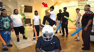 Tylil Plays EXTREME Hitting Challenge With Kai Cenat amp Fanum 😂 Part 2 [upl. by Llehcal63]