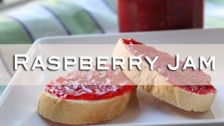 Easy Raspberry Jam Recipe  Organic No High Fructose Corn Syrop [upl. by Zeke]