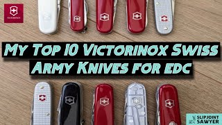 10 Best Victorinox Swiss Army Knives For EDC [upl. by Eisserc]