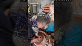 Throwing side plates on the potters wheel [upl. by Etep]