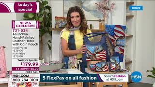 HSN  Anuschka Handbags 03172021  05 AM [upl. by Yornek672]