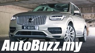 Volvo XC90 T8 Inscription PHEV review  AutoBuzzmy [upl. by Nehte790]