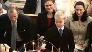 Christening of Prince Sverre Magnus Norway 2006 [upl. by Dnumyar]