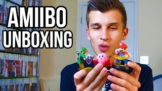 Nintendo Amiibo Unboxing and Impressions amiibo Figures Super Smash Bros Wii U  More [upl. by Ecnerrot649]