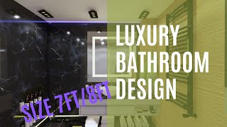 Bathroom Design Ideas 2024  latest 8 x 7 Toilet  Luxury Bathroom Design 2024 [upl. by Idnak]