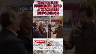 VITO QUILES PREGUNTA A VOTANTES DE PODEMOS POR QUÉ NO HAN IDO A AYUDAR A VALENCIA españa valencia [upl. by Lamdin]