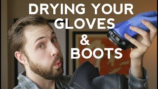 Drying Wetsuit Boots and Gloves  Quick Scuba Tips [upl. by Ylera]