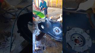 engine cleaning shorts engine mechanic mechanical shortviral viral trending [upl. by Aynom683]