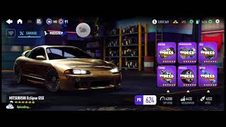 NFS No Limits  Need For Speed No Limits  Full Upgrade  Mitsubishi Eclipse GSX [upl. by Braynard255]