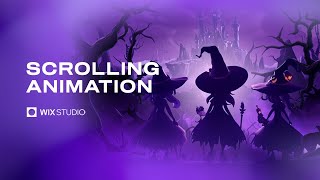 Captivating Scrolling Animation In Wix Studio [upl. by Assilav811]