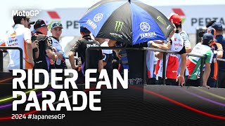 Rider Fan Parade  2024 JapaneseGP [upl. by Frederica148]