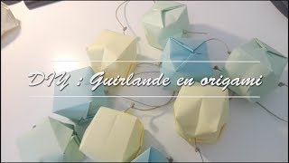 DIY  Guirlande Origami [upl. by Aenahs]