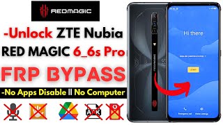 Unlock ZTE Nubia Red Magic 6 6s Pro FRP Bypass Without PC Red Magic Frp Google Account No Apps [upl. by Argus563]