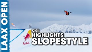 2023 Laax Open Freeski Slopestyle Highlights [upl. by Aivatnahs]