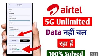 airtel 5g unlimited data kaise use kare  how to activate 5g on airtel [upl. by Elletnuahc]