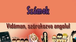 Angol szavakszókincs  Számok zenesangolcom [upl. by Adyan]