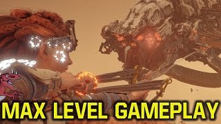 Horizon Zero Dawn gameplay  MAX LEVEL  BEST WEAPONS  BEST ARMOR Horizon Zero Dawn max level [upl. by Assirialc799]