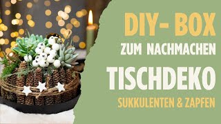 Kreatives Weihnachtsgesteck selber machen [upl. by Eelyrehc]