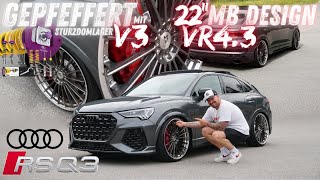 RSQ3 mit gepfeffert V3 mit Sturzdomlager amp 22quot MB Design VR43 [upl. by Mcgrath]