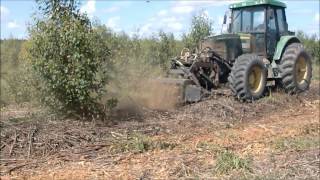 Rebaixador Skotee 160 em áreas de tocos em area de rebrota [upl. by Oderfigis]