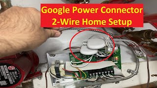 2024 Google Nest Power Connector Install Setup 2 Wire no C thermostat TACO SR502 N260E297 code [upl. by Alien527]