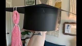 Easy 10 Minute Paper Graduation Cap Tutorial [upl. by Dorren233]