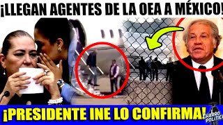 SIN PERMISO ENTRA COMITIVA DE LA OEA A MÉXICO LOS AGARRARON EN EL AEROPUERTO ¡INE CONFIRMA [upl. by Aihsoj]