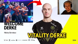 Derke Reacts to His Official Farewell and Welcome to Vitality Announcement [upl. by Lauro707]