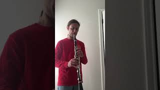 Shredding on Mozart  third movement to improv clarinet mozart music [upl. by Noby]