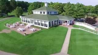 Little Traverse Bay Golf Club and Restaurant produced by Global Aerial Video Inc 6303701750 [upl. by Kcirtapnaes]