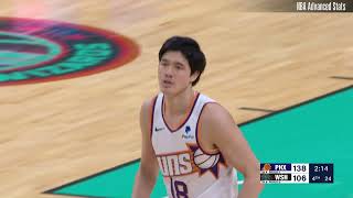 Yuta Watanabe 7 pts 2 stl vs Washington Wizards  20240204 [upl. by Katlin]