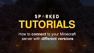 How to connect to your Minecraft server with different versions [upl. by Lura908]