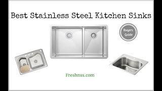 ✅Stainless Steel Kitchen Sink Reviews of the 9 Best Stainless Steel Kitchen Sink Plus 1 to Avoid ❎ [upl. by Ojiram]