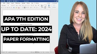 How to format your paper in APA style in 2024 [upl. by Chrysa]