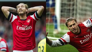 Only Legends Remember Nicklas Bendtner At Arsenal Fails amp Mistakes [upl. by Post]