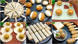 6 Unique Snacks Recipes  Bread Snacks Recipes  New Snacks Recipes  Egg Snacks  New Recipe [upl. by Lever]