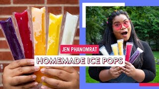 Homemade Ice Pops  Good Times With Jen [upl. by Araem133]