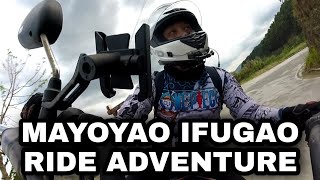 LABOR DAY RIDE  MAYOYAO IFUGAO  MAHENCHA WATERFALLS  GoPro Hero 3 Motovlog PH [upl. by Larentia]