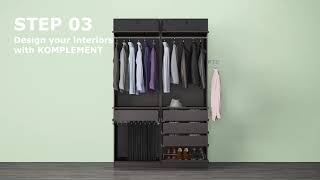 Creating your dream PAX wardrobe in 4 easy steps  IKEA Australia [upl. by Hooker]