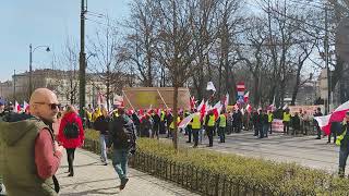 Strajk Protest Rolników Kraków 20032024 [upl. by Grados]