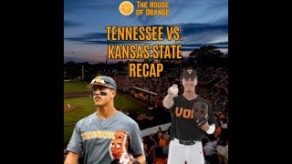 Tennessee vs Kansas State Baseball Recap [upl. by Eido255]