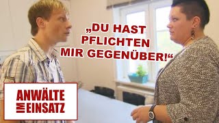 „Du hast Pflichten mir gegenüber“ Matthias übertreibt seine Rolle 12 Anwälte im Einsatz  SAT1 [upl. by Spillihp]