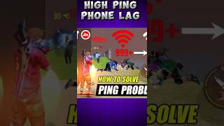 High Ping Phone Lag Problem in Mobile 📲😎freefire shorts [upl. by Ecilegna955]