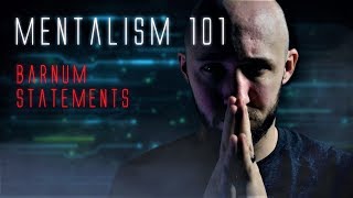 A FOOL BORN EVERY MINUTE  Mentalism 101  Barnum Statements [upl. by Aerised]