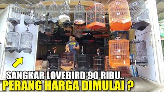 Sangkar Lovebird 90K  PROMO NGABISIN STOK SANGKAR HARGA DIBIKIN ANJLOK PERANG HARGA DIMULAI [upl. by Odnumde]