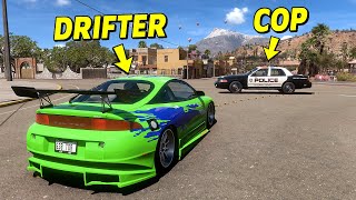 Drift Cars vs COPS  Forza Horizon 5 [upl. by Radborne]