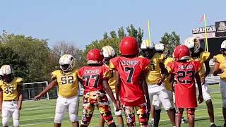 Lima Panthers vs Lima 49ers week 4 Lima Youth Football Association 2024 [upl. by Nerwal56]